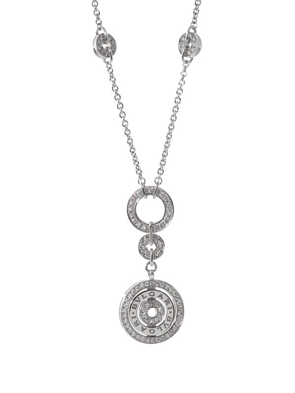 Bulgari Astrale Diamond White Gold Necklace Discount