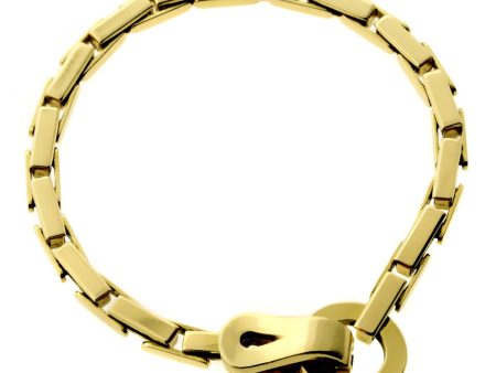 Cartier Agrafe Yellow Gold Bracelet Online now