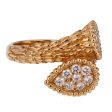 Boucheron Serpent Boheme Toi et Moi Diamond Gold Ring For Sale