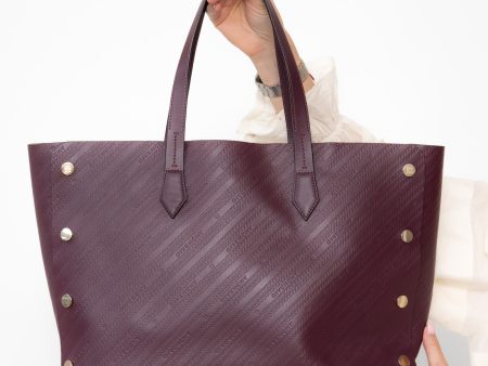 Givenchy Bond Burgundy Leather Tote Bag Discount