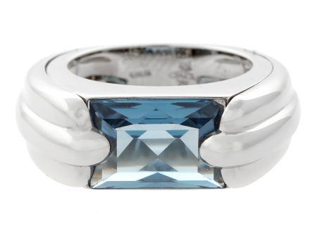 Audemars Piguet Topaz White Gold Ring For Cheap