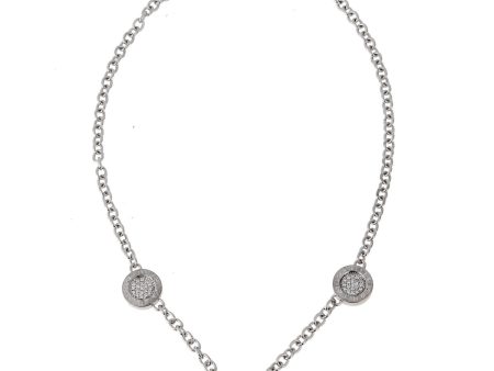 Bulgari Bulgari Diamond White Gold Necklace Online now