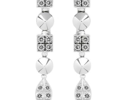 Bulgari Lucea White Gold Diamond Drop Earrings Online