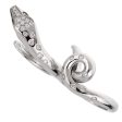 Boucheron Kaa Snake Two Finger White Gold Diamond Ring Sz 6 Supply