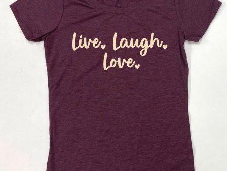 Women’s TriBl S S Tee-Live Laugh Love Discount