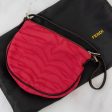 Fendi Pink Printed  Canvas Shoulder Bag Online Hot Sale