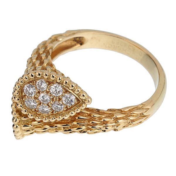 Boucheron Toi et Moi Serpent Bohème Diamond Yellow Gold Ring Supply