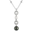 Cartier Himalia Pearl Diamond Drop White Gold Necklace Discount