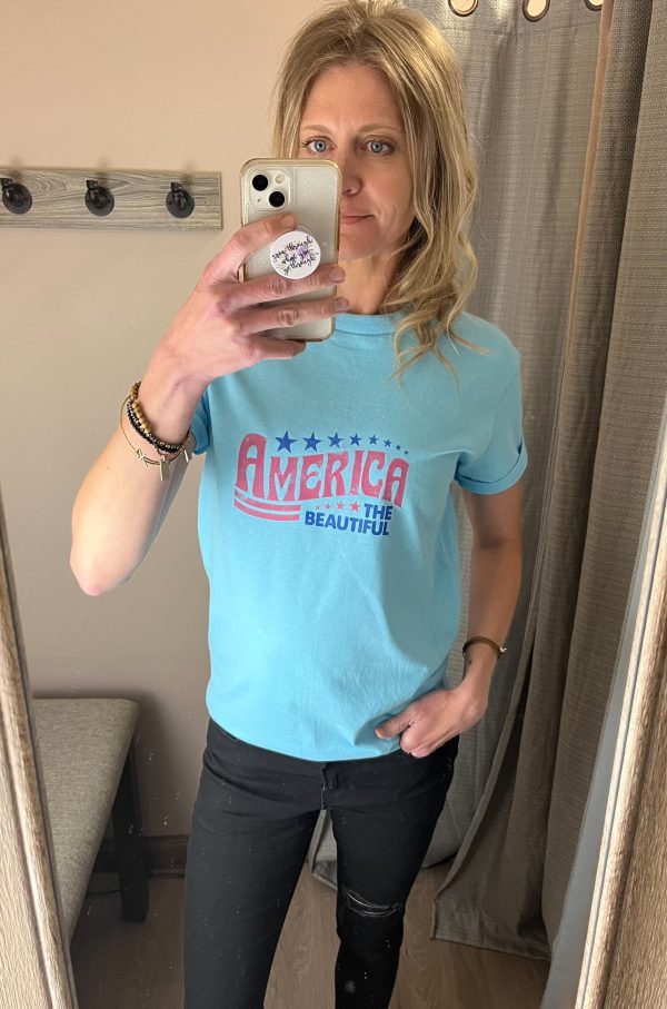 America The Beautiful - Graphic T Hot on Sale