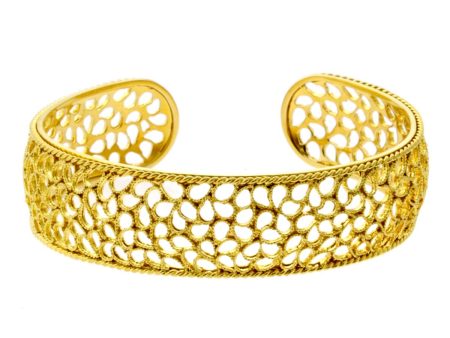 Buccellati Filidoro Gold Bangle Bracelet on Sale