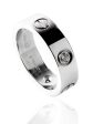 Cartier Love 3 Diamond White Gold Ring Online Hot Sale