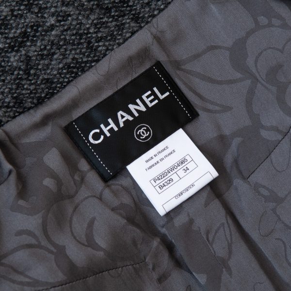 2011 Chanel Apocalypse Collection Asymmetrical Grey Jacket Online Sale