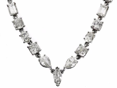 31 Carat Diamond Tennis Necklace Sale