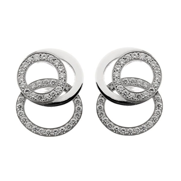 Audemars Piguet Millenary Diamond White Gold Earrings Online now