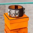 Hermes Collier De Chien Brown Leather Bracelet For Sale