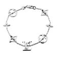 Louis Vuitton Monogram White Gold Bracelet on Sale