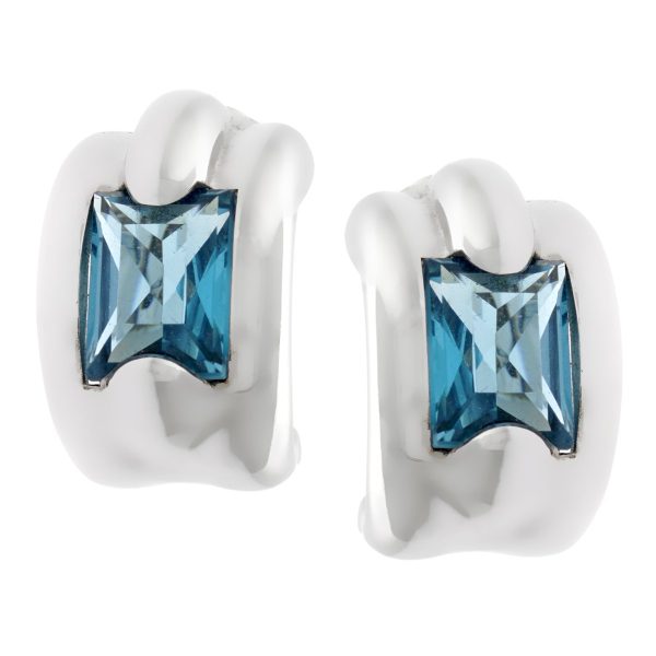 Audemars Piguet Topaz 18k White Gold Earrings Online