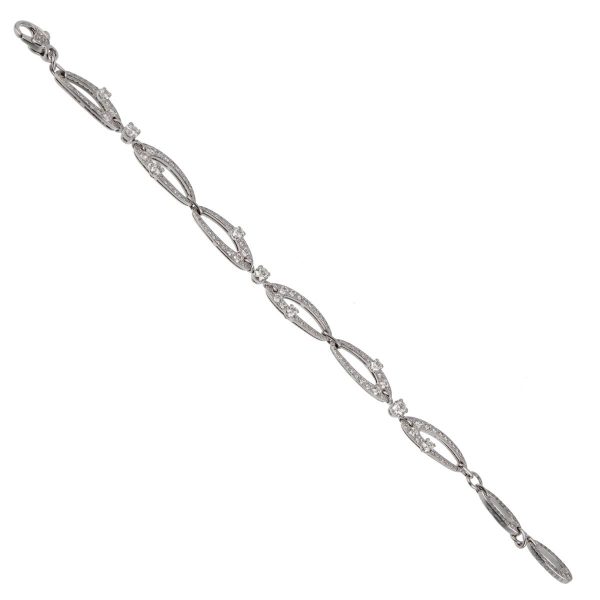 Bulgari Elisia Diamond White Gold Bracelet For Discount