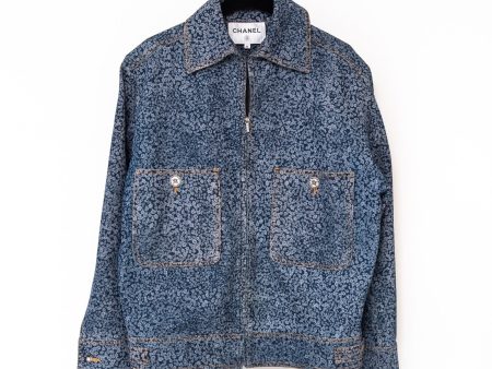 2021 Denim Camellia Jacket on Sale