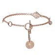 Hermes Gambade Rose Gold Diamond Bracelet Sale