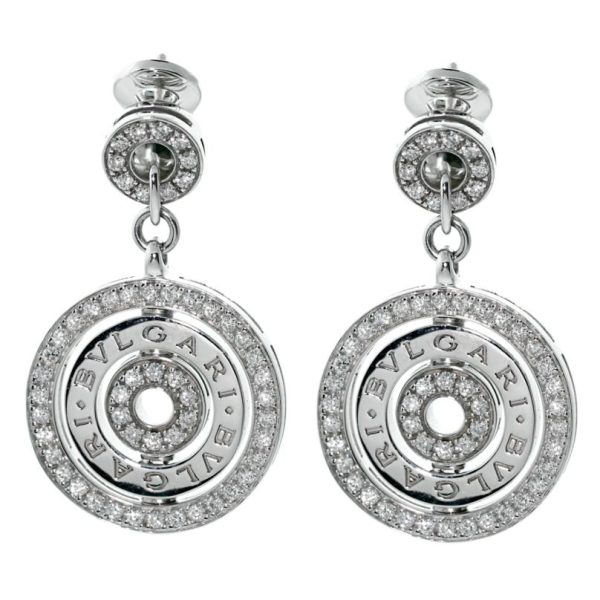 Bulgari Astrale Diamond White Gold Earrings Online Sale