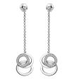 Audemars Piguet Millenary Diamond White Gold Drop Earrings For Sale