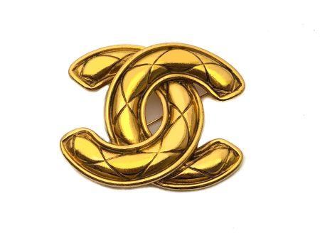 Chanel Vintage Classic Quilted Large Pin Discount