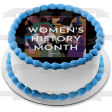 Women s History Month Silhouettes of Women Edible Cake Topper Image ABPID55242 Cheap