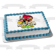 Angry Birds Logo Red the Blues Chuck Bomb Matilda Hal King Pig and Foreman Pig Edible Cake Topper Image ABPID06526 Discount