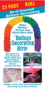 25  Balloon Deco Strip-Clear Online Hot Sale