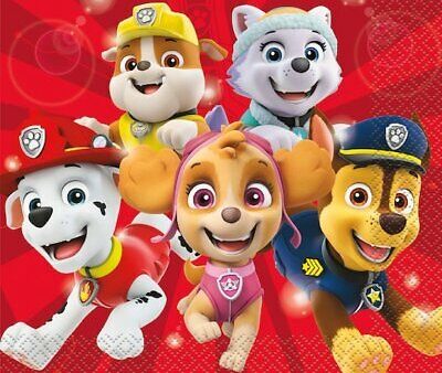 Red Paw Patrol Luncheon Napkins Hot on Sale