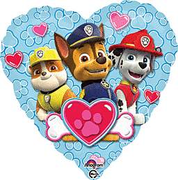 17  Paw Patrol Love Blue Balloon Supply