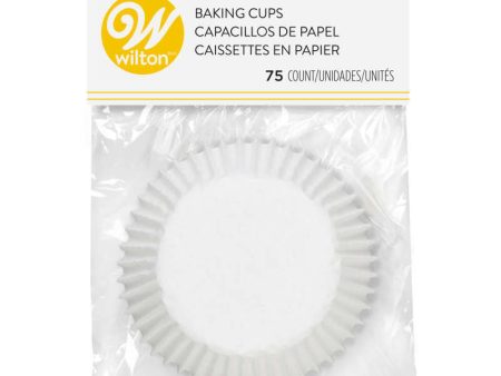 White Cupcake Liners, 75ct Cheap